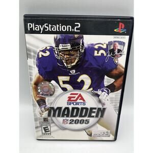 Madden NFL 2005 (Sony PlayStation 2, 2004) Complete With Manual & Tested